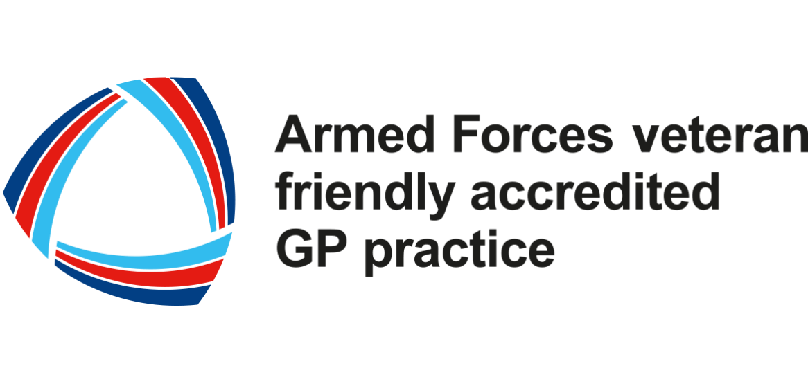 Armed Forces veteran friendly accredited GP practice